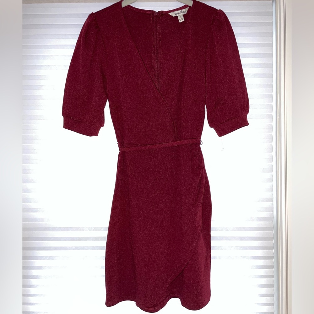 Dark red fancy dress